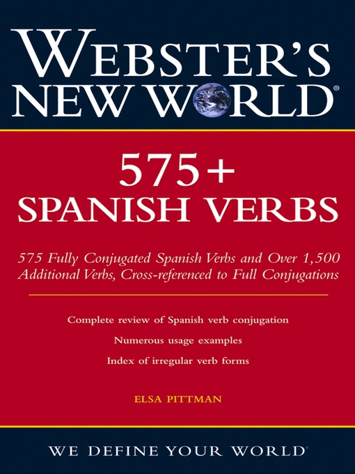 Cover image for Webster's New World 575+ Spanish Verbs